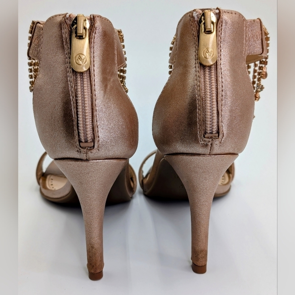 Adrienne Vittadini | Gala Fringed Ankle Strap | Glamour in Every Step Size 7.5 - Picture 7 of 17